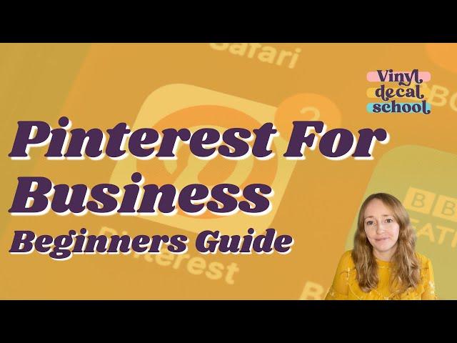 Pinterest For Business // Beginners Guide To Promoting Your Etsy Shop Or Decal Business Using Pins