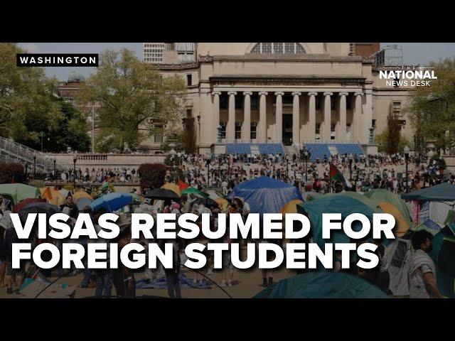 Trump admin resumes visas for foreign students demanding access to social accounts