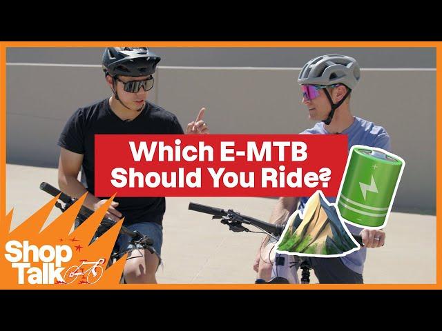 Which Electric Mountain Bike Should You Ride? | Shop Talk | The Pro's Closet