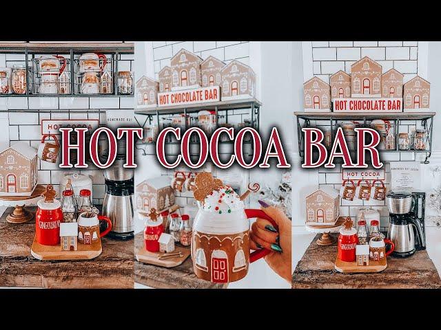 HOT COCOA BAR 2023| CHRISTMAS DECORATING IDEAS| GINGERBREAD CHRISTMAS DECOR