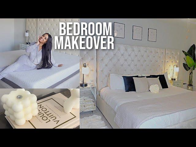 TRANSFORM MY BEDROOM WITH ME!! DECORATING & FURNISHING MAKEOVER!!