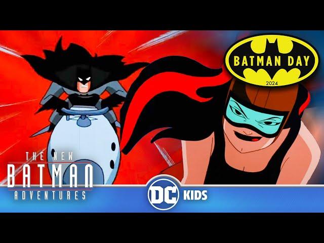 Batman's Face Off with Roxy Rocket!  | The New Batman Adventures | @dckids