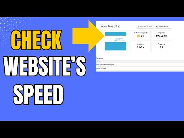 How To Check The Speed Of Your Website Online