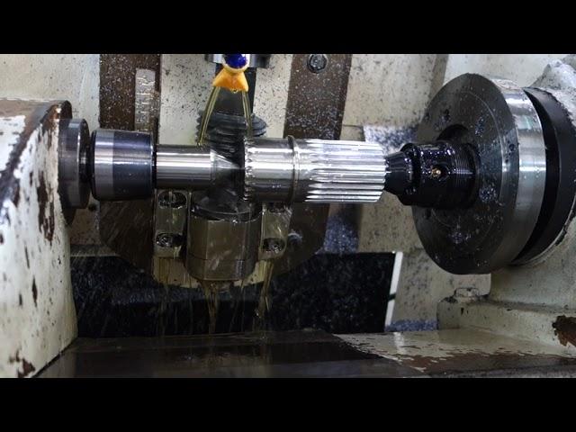 How the hobbing process to make spline shafts