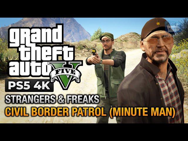 GTA 5 PS5 - Minute Men (Civil Border Patrol) [100% Gold Medal Walkthrough]