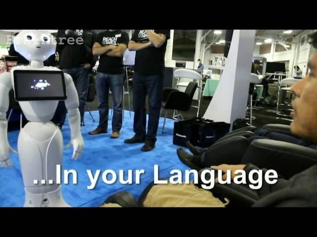 Pepper the Inflight Service Bot at Disrupt SF