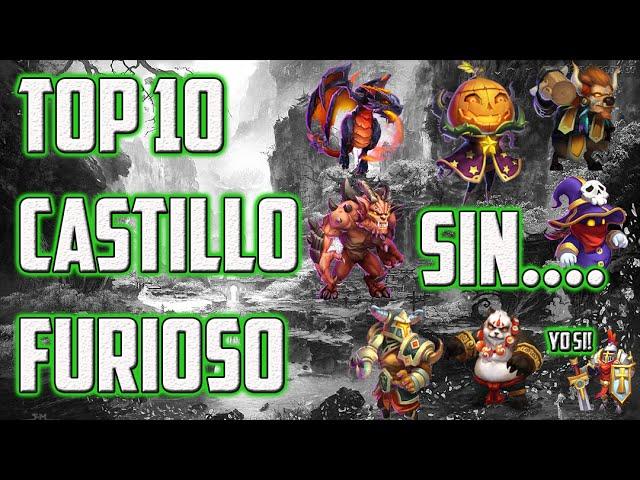 TOP 10 Castle Clash (Castillo Furioso).... Sin calabaza, Mino, Mago, Moltanica, Aries, Destroyer