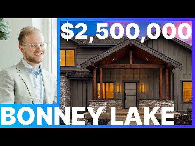 FULL TOUR of a $2.5M Bonney Lake New Construction Luxury Home | Bonney Lake Real Estate