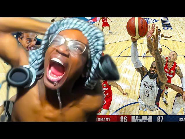 Lebron, the King of Practice Games... | USA vs GERMANY | FULL GAME HIGHLIGHTS w Notyouraverageflight