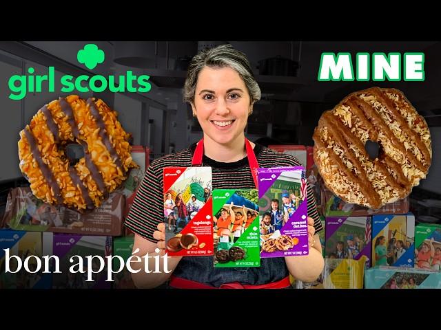 Pastry Chef Attempts to Make Gourmet Girl Scout Cookies | Gourmet Makes | Bon Appétit