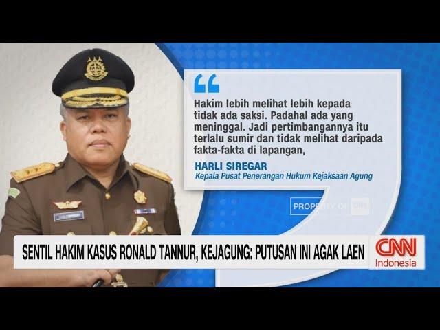 Sentil Hakim Kasus Ronald Tannur, Kejagung: Putusan Ini Agak Laen