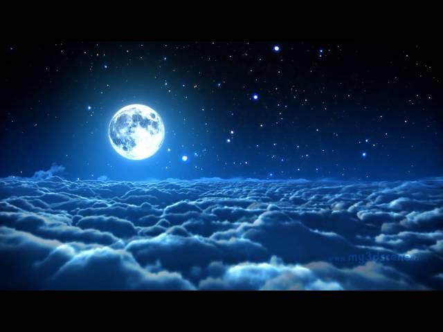 The Lovely Moon: Music for Dreams (relaxing ambient music and cloudscape)