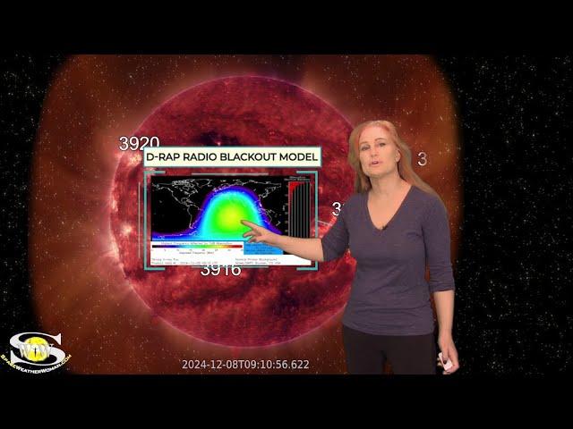 A Filament Hangs on Despite Fast Wind & a Side Swipe | Solar Storm Forecast 10 December 2024