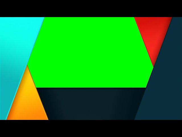 Multi Colour Stripes Promo Presentation Green Screen Slideshow Free Template iforEdits