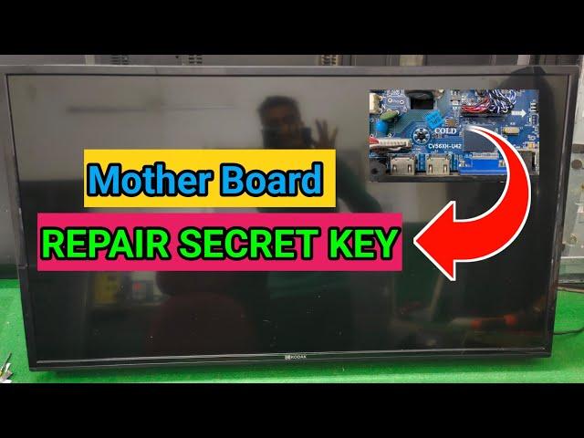 Secret Technique Led tv mother board repair | Red Light only | no power on problem