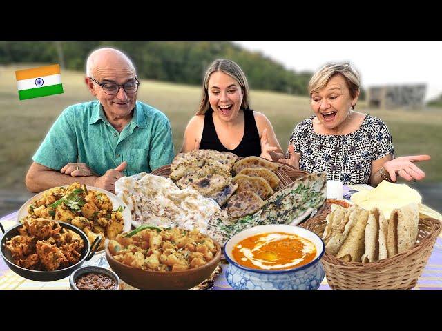 My Italian Parents Rate INDIAN FOOD | Thumbs Up or Down?