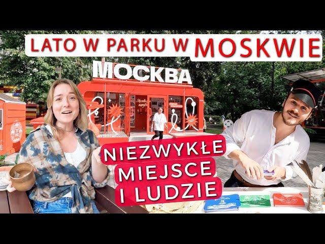 ROSJANIE w parku w centrum MOSKWY