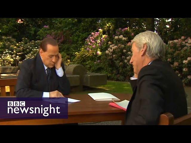 TRAIL: Interview with Silvio Berlusconi - Newsnight