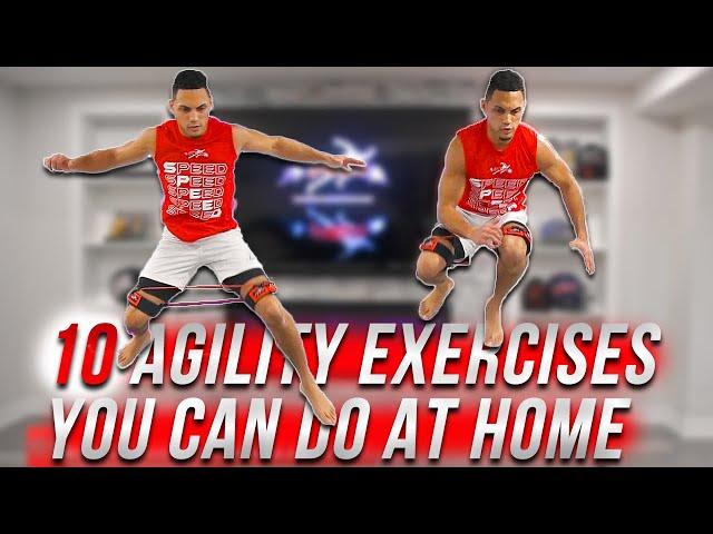 TOP 10 EXERCISES AT HOME FOR AGILITY TRAINING // Explosive Bodyweight Agility HIIT Workout