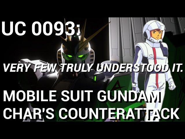 ON GUNDAM: UC 0093 MOBILE SUIT GUNDAM CHAR'S COUNTERATTACK REVIEW/RETROSPECTIVE