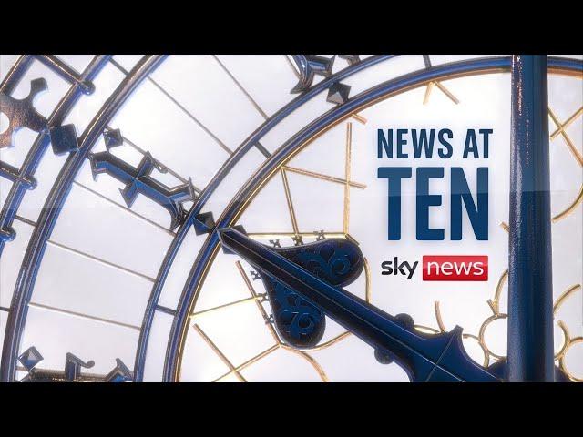 News at Ten | 'You're on wrong side of humanity', Israeli PM tells Starmer, Macron & Carney
