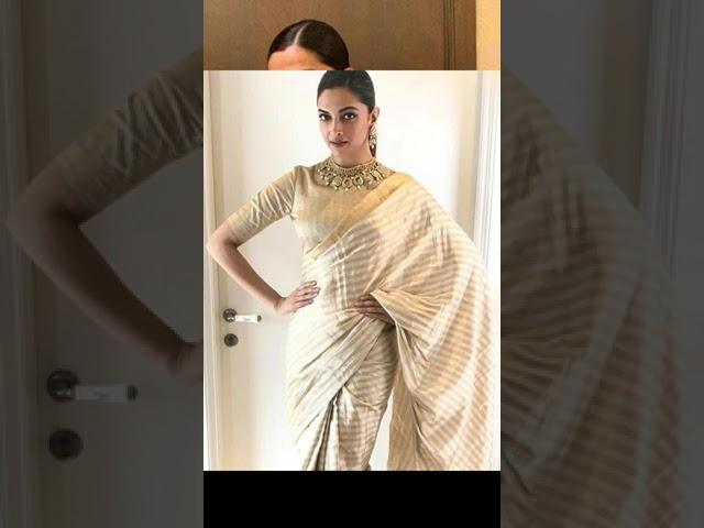 Deepika Padukone's beautiful saree look