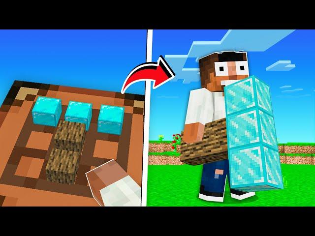 Minecraft, But Anything You Craft Works || Minecraft Mods || Minecraft gameplay