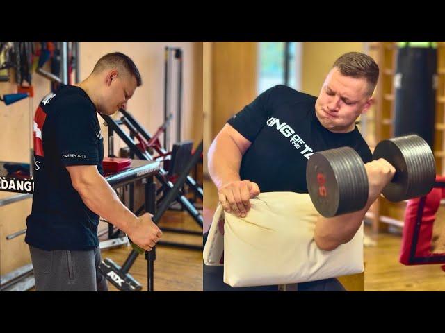 Coach Ray FULL BACK PRESSURE workout for ARMWRESTLING