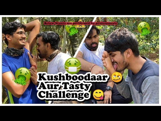 KHUSHBOODAAR AUR TASTE CHALLENGE | CHALLENGE VIDEO #5 | deepakk vlogs