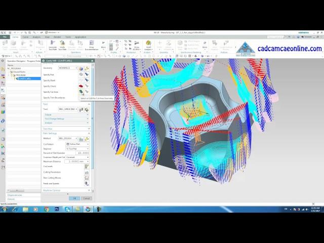 Tự học NX Phay 3D - Gia công phá 3D