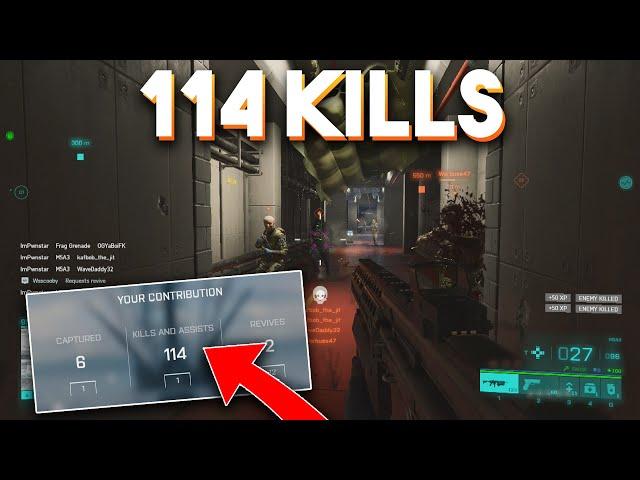 WORLD RECORD? Battlefield 2042 Infantry Kill Record 114 Kills - BF2042 Beta