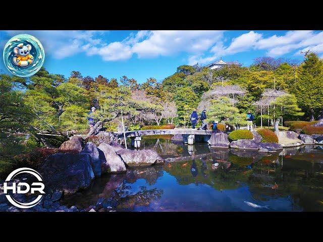 [Travel Japan ] Himeji, Kokoen Garden. Highly skilled gardener. #walking_tour