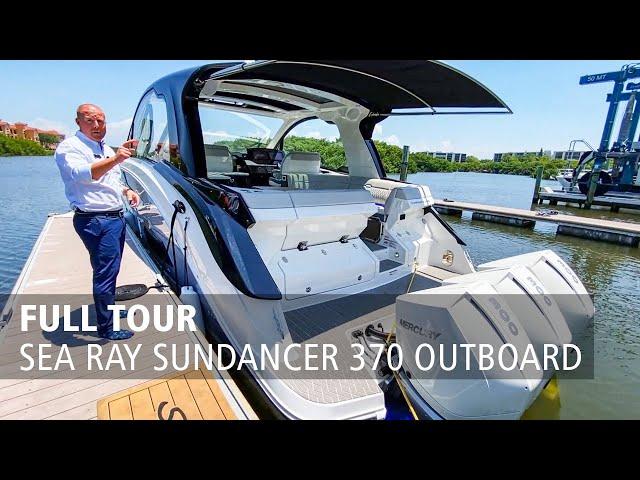 Full Tour | Sea Ray Sundancer 370 Outboard | Walkthrough