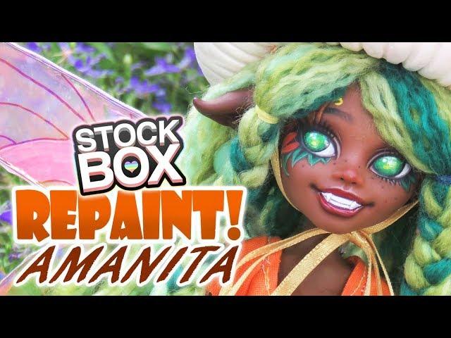 STOCK BOX Repaint! Amanita Mushroom Fairy OOAK Custom Doll