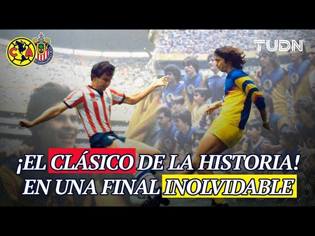 ¡LA FINAL DEL SIGLO!  El inolvidable CLÁSICO entre América y Chivas | TUDN