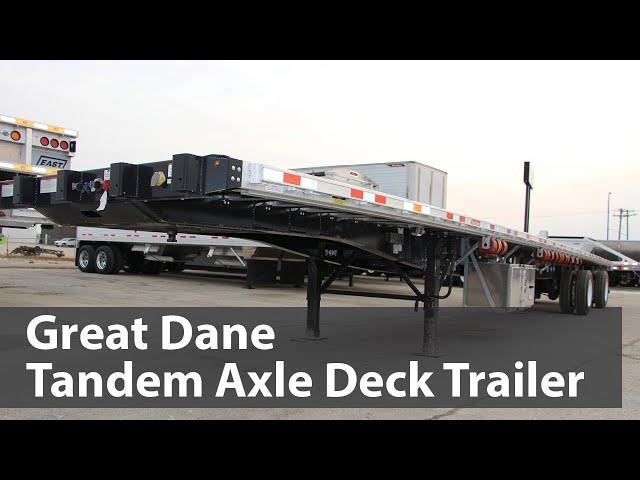 Great Dane Tandem Axle Combo Platform Deck Trailer | Maxim Truck & Trailer