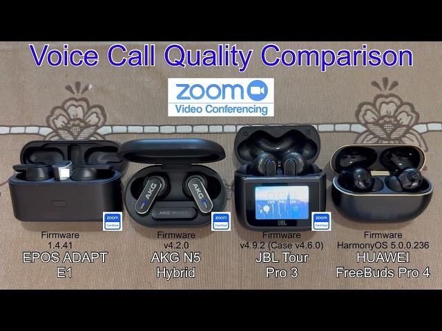 Best Professional Earbuds for Call Quality 2025 | JBL Tour Pro 3 vs AKG N5 Hybrid vs EPOS ADAPT E1