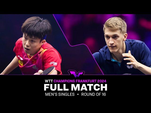 FULL MATCH | Wang Chuqin vs Anton Kallberg | MS R16 | #WTTFrankfurt 2024