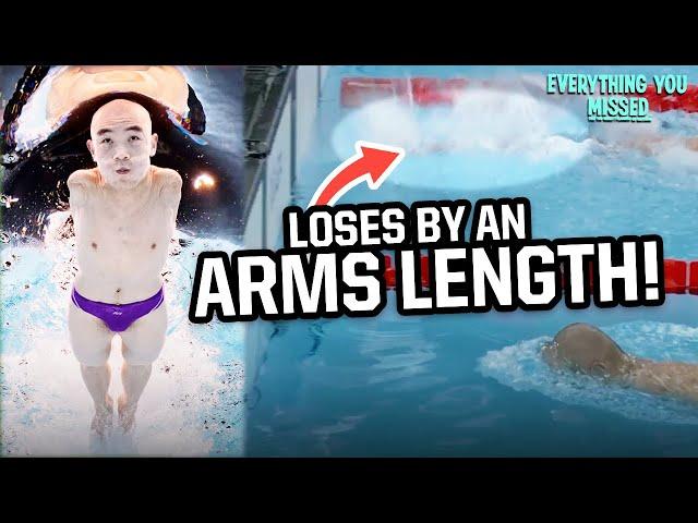 Chinese swimmer with no arms loses to Ukrainian swimmer with no legs | Things You Missed