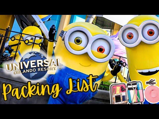 WHAT TO BRING TO UNIVERSAL in 2024 ️ Know What to Pack for Universal Studios Orlando!