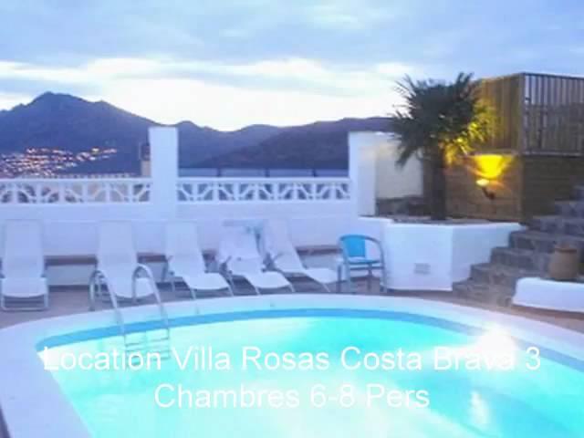 Location Espagne - Location Villa Roses - Belle Villa de Vacances Costa Brava ROSAS