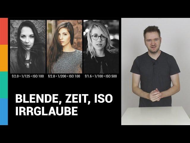 Blende, Zeit, ISO - Irrglaube bei Fotografie-Einsteigern