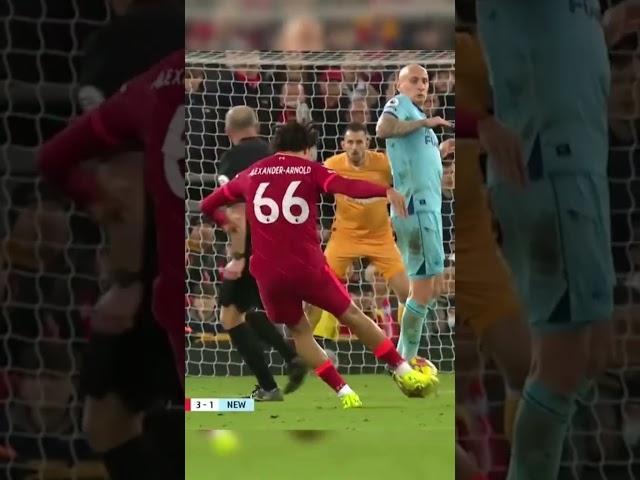 Супер голешник Трента Александра Арнольда[liverpool newcastle 3-1, premier league]