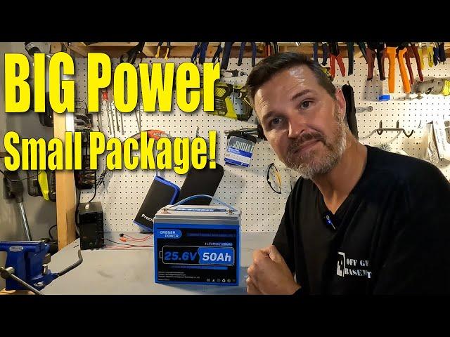 GrenerPower 24v 50Ah Lifepo4 Battery Review.  Maxed out my 3000w inverter!