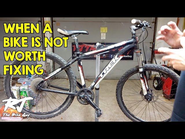 When A Bike Is Not Worth Fixing - Cutting Your Losses