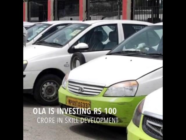Ola set to invest 100 crore for skill development.