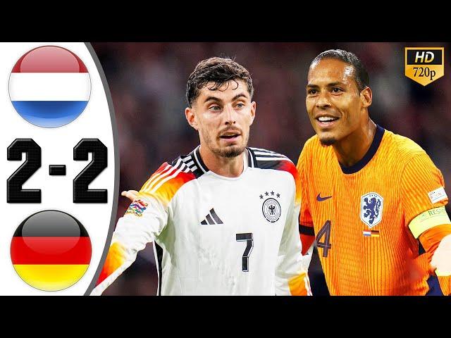 Netherlands vs Germany 2-2 Highlights & All Goals 2024 HD