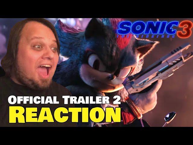 SONIC THE HEDGEHOG 3 | Official Trailer 2 REACTION | Ben Schwartz, Keanu Reeves, Jim Carrey | 2024