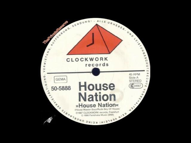 House Master Boyz ‎– House Nation ( Mix 1 ) A1 - 1987