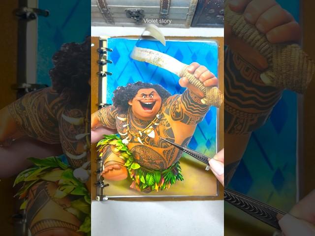 Journaling 다꾸 | Moana : Maui 모아나 : 마우이 | Scrapbooking